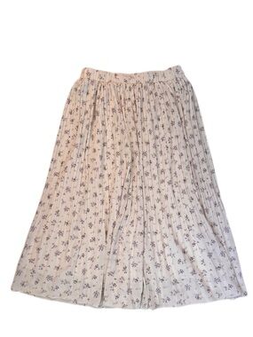 Dazy High Waist Ditsy Floral Lavender and While Skirt